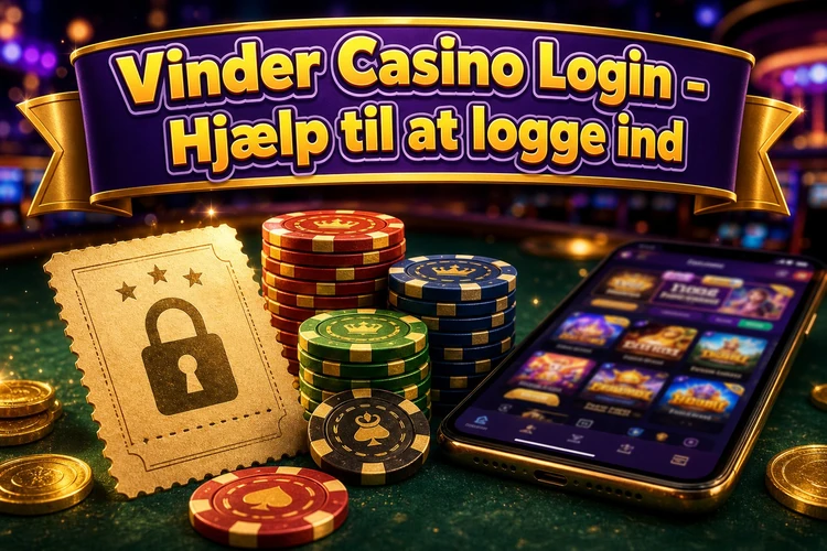 Vinder Casino Login - Hjælp til at logge ind