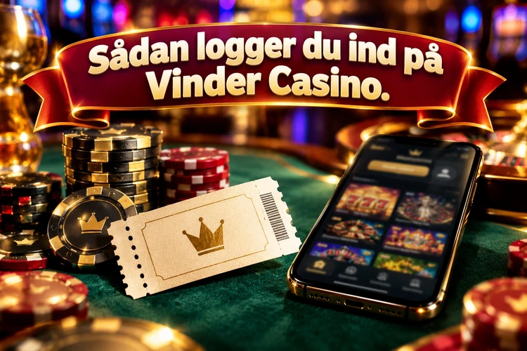 Sådan logger du ind på Vinder Casino
