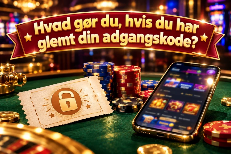 Hvad gør du, hvis du har glemt din adgangskode?